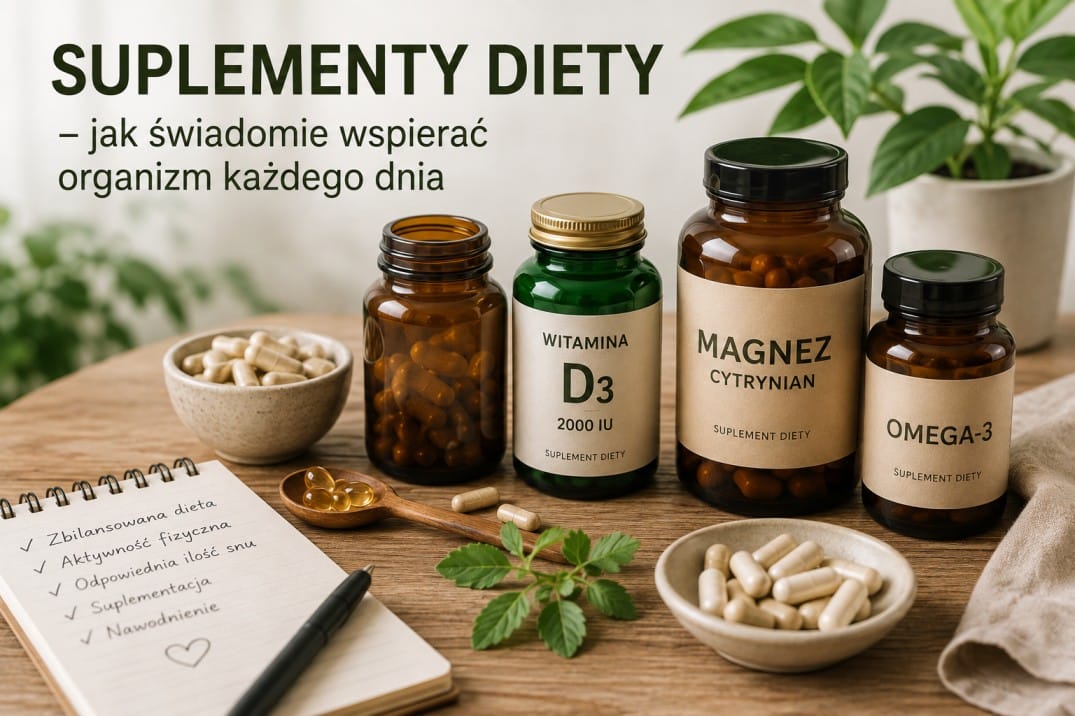 Suplementy diety – jak świadomie wspierać organizm każdego dnia
